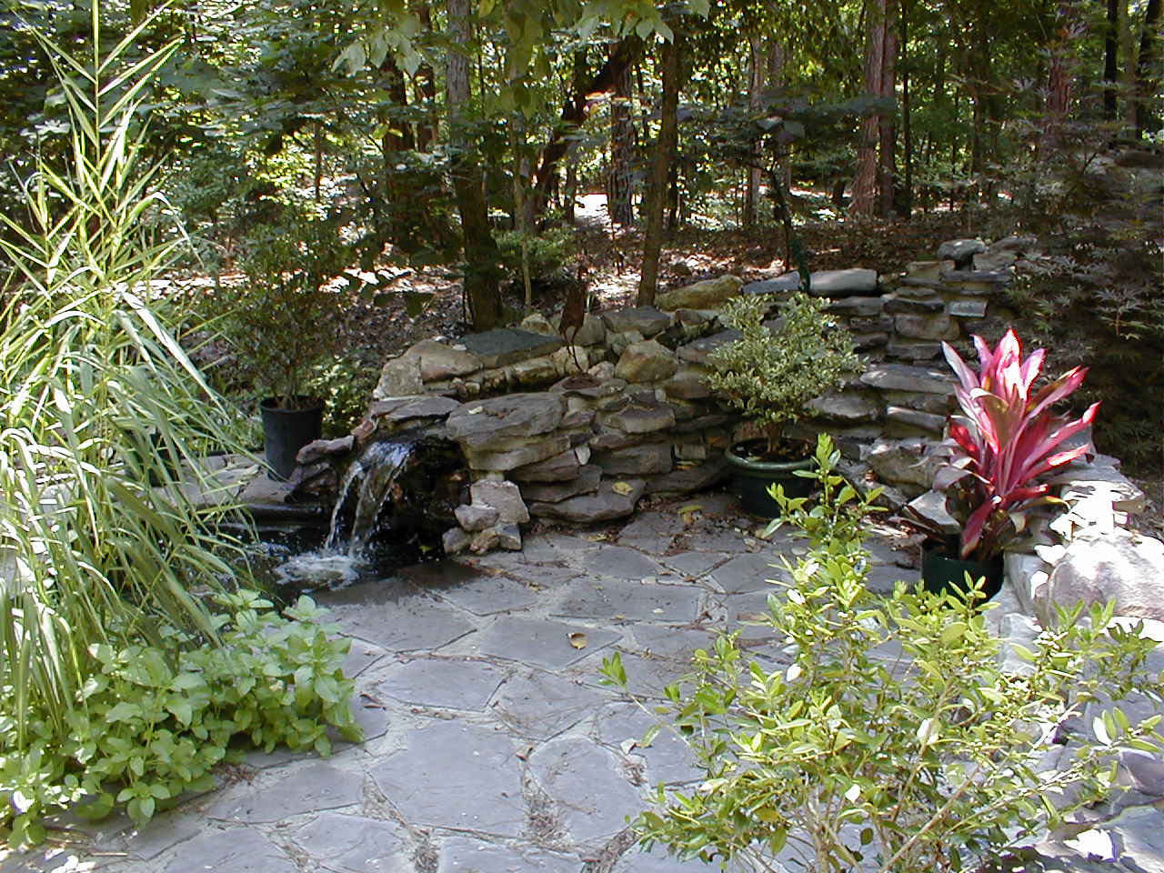 One of the ponds designed and built by Robert.